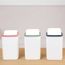 Lixeira pequena lata de lixo mini desktop ashcan mesa trashbox para mesa carro lixo bin 2024 - compre barato