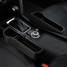 1 PCS Multifunctional Car Seat Gap Storage Box Leather Car Seat Organizer Holder  ABS Seat Seam Pockets Trunk Organizer 2024 - buy cheap