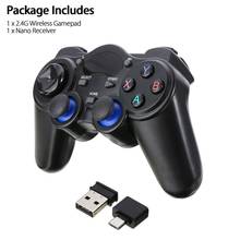 2.4G Wireless Gaming Controller Gamepad Joystick With Micro USB OTG Converter Adapter For Android Phones Tablets PC TV Box 2024 - buy cheap