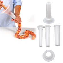 1Set DIY Sausage Maker Sausage Stuffer Filling Tubes Filling Meat Tubes with Base Filling Funnel Meat Grinder Kitchen Meat Tools 2024 - buy cheap