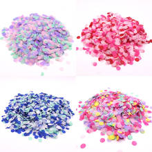 10g Mini Colorful Round Paper Confetti Scrap Christmas Wedding Birthday Party Baby Shower Decoration Tissue for Clear Balloons 2024 - buy cheap