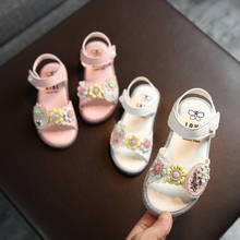 Toddler Infant Kids Baby Girls Cute Sandals Floral Soft Princess Shoes Beach Sandals Summer Atumn Comfortable Sandals For Kids 2024 - buy cheap