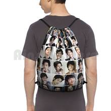 Song Joong Ki-mochila con cordón impermeable para hombre, bolso de gimnasio, de hombre lobo, coreano, popular, K Pop 2024 - compra barato