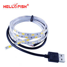 5V USB Cable LED strip 5mm Width 5630 waterproof flexible 60 led LED tape white warm white blue green red pink Ice blue 2024 - buy cheap