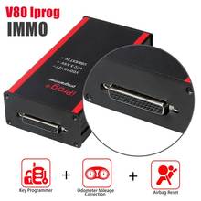 V80 Iprog+ Key Programmer Support IMMO + Mileage Correction + Airbag Reset Iprog Pro Till 2019 Replace Carprog/Digiprog/Tango 2024 - buy cheap