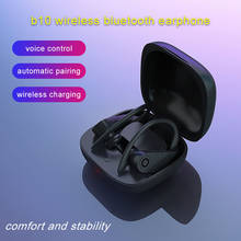 B10 TWS Bluetooth 5.0 Earphones Wireless charging Headphones Ear hook Headset Sports waterproof earbuds For xiaomi huawei iphone 2024 - buy cheap