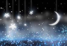 Night sky moon stars backgrounds photography vinyl dream newborn photo backdrops for photo Studio accessories photophone lv-2229 2024 - buy cheap