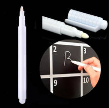 2pcs White Liquid Chalk Pen Marker Glass Windows Chalkboard Blackboard Liquid Pen Used on Chalkboard Can be wipe 2024 - buy cheap
