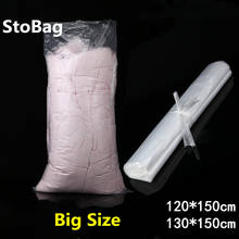 StoBag-cubiertas de ropa de ventilador de polvo esmerilado, bolsa de embalaje de juguete de felpa, caja de papel a prueba de agua y humedad, interior, 50 Uds. 2024 - compra barato