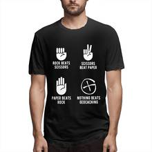 Забавные printNothing Beats Геокешинг футболка больших размеров с О-образным вырезом хлопок короткий рукав Футболка Homme 2024 - купить недорого