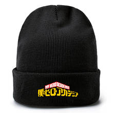 Аниме Мой герой Academy Осенняя шапка зимняя теплая вязаная шапка Skullies Beanie шапка Косплей Костюм 2024 - купить недорого