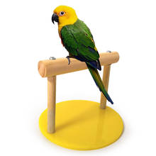 Pet Bird Standing Toys Parrot Swing Bird Cage Toys Parrot Training Perched Stand Platform Hamster Branch Perches For Bird Cage 2024 - buy cheap