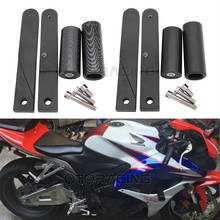 Deslizadores de marco de carbono y negro para motocicleta, protección contra caídas para Honda CBR600RR, CBR 600RR, 600 RR, 2009, 2010, 2011, 2012 2024 - compra barato