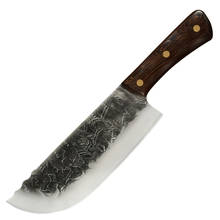 Xyj faca de açougueiro de 7.5 polegadas, faca de cozinha forjada artesanal, de aço inoxidável para chef de cozinha, carne, osso de peixe, lâmina afiada, ferramentas de faca 2024 - compre barato