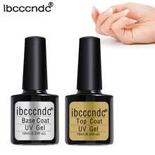IBCCCNDC-Gel de uñas semipermanente para manicura, Base superior transparente, Gel de uñas UV, 10ml 2024 - compra barato