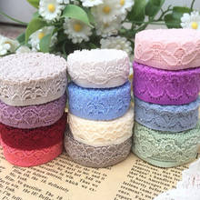 100Meters Lace Trim Elastic Band Edge Adorn Baby Clothes Skirts Underwear Waistband hair Elastic Bands Nylon Webbing Trim 2024 - buy cheap