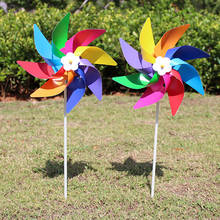 1Pcs Garden Yard Party Camping Windmill Wind Spinner Ornament Decoration Kids Toy Drop Shipping 2024 - buy cheap