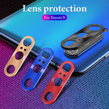 Защитный чехол для объектива камеры Xiaomi Redmi Note 7 K20 Pro 7 Mi 9 8 SE Mi 9t Mix3, металлический чехол для телефона, защитное кольцо для объектива камеры 2024 - купить недорого