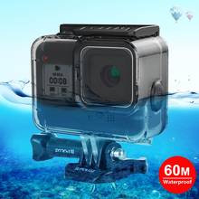 PULUZ 60m Underwater Depth Diving Case Waterproof Camera Housing with Soft Button for GoPro HERO8 Black 2024 - buy cheap