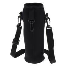 Water Bottle Carrier Insulated Neoprene Holder Bag Case Shoulder Strap 1L 2024 - buy cheap