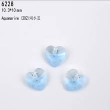 XILION Heart Pendant 6228 10.3x10mm Austrian 100% Original beads for DIY crystal jewelry making accessories findings 2024 - buy cheap