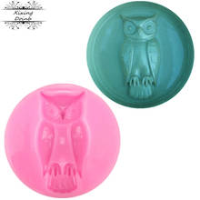 1Pcs Owl Christmas cake silicone tool chocolate clay Candy Mold fudge cake silicone mold kitchen cooking utensils 2024 - buy cheap