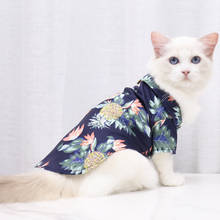 Pet Cat Clothes For Small Cats Summer Fashion Printing Cat Shirt Pets Clothing Puppy Dog Shirts Vest Clothes Kitten Outfits 2024 - buy cheap