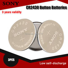 3pcs 100% Original Sony CR2430 DL2430 CR 2430 3V Lithium Battery For Smart Watch Headphone Toy scale Pedometer Button Coin Cell 2024 - buy cheap