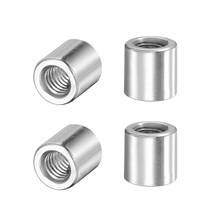 Uxcell Round Weld Nuts, M8 x 12mm x 10mm Weld On Bung Female Nut Threaded - 201 Stainless Steel Insert Weldable 4pcs 2024 - buy cheap