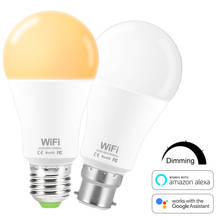 15W Smart Bulb E27 Wifi LED Light Bulb 110V 220V Smart House APP Wireless Remote Control Table Lamp with Alexa Google Assistant 2024 - buy cheap