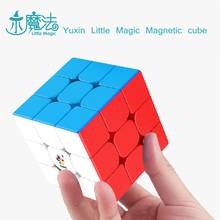 Little Magic Cubo mágico pequeño Yuxin 3x3x3 velocidad cubo magnético 3*3*3 cubo magnético 3x3 rompecabezas cubo mágico juguetes educativos puzzle cubo magico profissional magia Little Magic 3x3x3 Speed Magnetic cube 2024 - compra barato