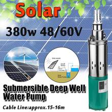 Becornce 380W 48V/60V 1.2m3/h Electric Solar Water Pump Submersible Deep Well Bore Hole Irrigation Garden Home Agricultural 2024 - buy cheap