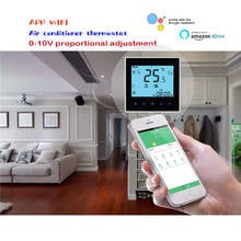 2pipe TUYA Wifi Thermostat Temperature Controller for heating and cooling,0-10V regulated output,24VAC,95-240VAC optional 2024 - buy cheap