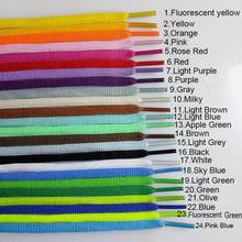 21 cores unissex cadarços 130cm sapato atacadores diy colorido esporte tênis botas sapato laços cordas cores sólidas de alta qualidade 2024 - compre barato