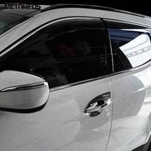 For Hyundai Santa Fe 2013 2014 2015 2016 Window Vent Visor Sun Shade Rain Guard Shield Awning Shelter Accessories Car Styling 2024 - buy cheap