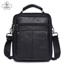 Men's Shoulder Bag Genuine Leather Bag Messenger Bags for Men Shoulder Handbag male Crossbody Bags 2020 Flap Male Handbag ZZNICK 2024 - buy cheap