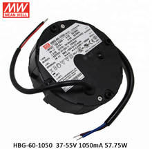 MEAN WELL HBG-60-1050 60W 1050mA 37-55V Constant Current LED Driver Circular shape LED bay/Stage/spot/down lighting Power Supply 2024 - buy cheap