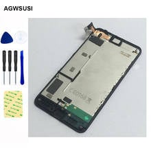 For Nokia Lumia 630 635 Full Touch Screen Digitizer Glass Sensor + LCD Display Panel Monitor Screen Assembly With Frame Bezel 2024 - buy cheap