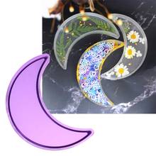 Moon Tray Epoxy Resin Mold Serving Fruit Plate Silicone Mould DIY Crafts Decorations Ornaments Casting Tool 2024 - buy cheap