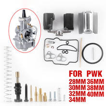 Pwk-kit de reparo de carburador para motocicleta com jatos de reposição, para modelos pwk, keihin, oko, 28, 30, 32, 34, 36, 38 e 40mm 2024 - compre barato