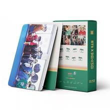 Set de 54 unids/set de cartas de K-POP de grupos de Corea del Sur, cartel de cartas de Bangtan Boys Lomo, nuevo álbum, tarjetas de sesión fotográfica, cartel de pared, JUNG KOOK JIMIN SUGA 2024 - compra barato