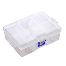 6 caja de almacenamiento de plástico extraíble para joyas/pendientes/herramientas organizador de contenedores 2024 - compra barato