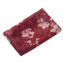 Largura 59 ''elegante flor de ameixa tecido macios de chiffon pela metade do jardim para o vestido de camisa hanfu material 2024 - compre barato