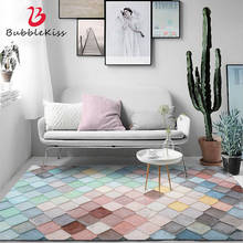 Bubble Kiss Nordic Style Gradient Colorful Mosaic Pattern Carpets Home Decor Kids Bedroom Customized Rugs Non-slip Floor Mat 2024 - buy cheap