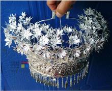 Miao серебра головной убор танец меньшинств из Miao серебра шляпа для китайского народного танца 2024 - купить недорого