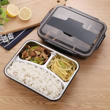 Portable Stainless Steel Bento Box Kitchen Leak-Proof Lunch Box for Kids Picnic Office School Food Container Dinnerware Food Box 2024 - buy cheap