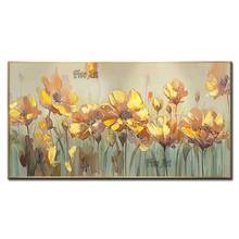 Pintura a óleo de lótus flor de lótus, arte barata para parede áreas externas pinturas à mão para casa artesanato frete grátis 2024 - compre barato