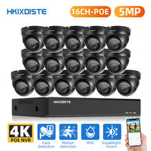 HKIXDISTE H.265+16CH 4K 5MP POE NVR CCTV Camera System AI Ultra HD Outdoor Waterproof Security IP Camera Video Surveillance Set 2024 - buy cheap