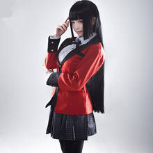 Anime kakegurui yumeko jabami cosplay traje japonês high school uniforme festa de halloween trajes cosplay para meninas 2024 - compre barato