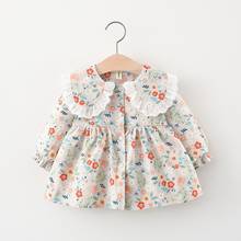 Vestido de verano para niña pequeña, estampado informal, Vestidos de cumpleaños de princesa para niña pequeña, ropa de 0 a 2 años 2024 - compra barato